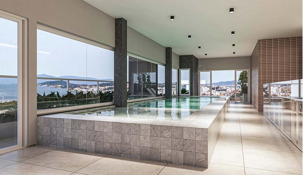 Apartamento com 2 dormitórios, suíte, sacada, churrasqueira e garagem no Kobrasol.