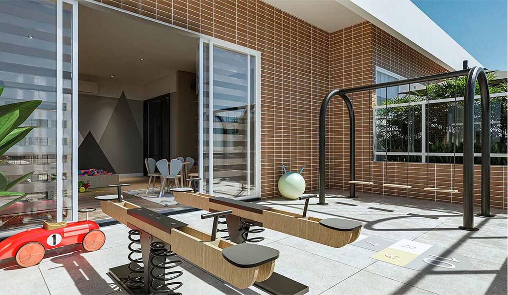Apartamento com 2 dormitórios, suíte, sacada, churrasqueira e garagem no Kobrasol.